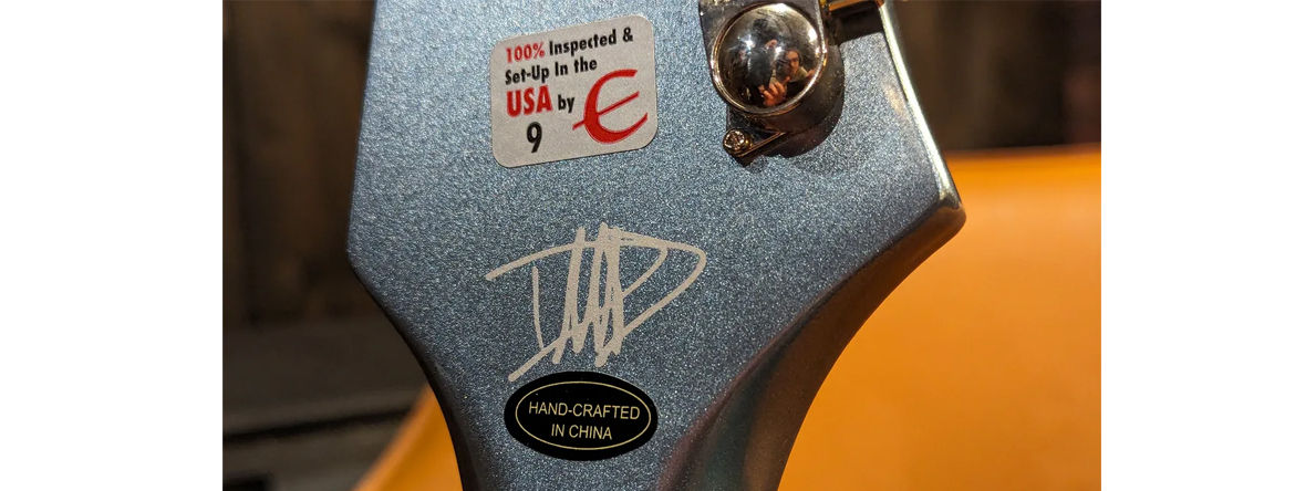 Подпись Epiphone Dave Grohl DG-335 существует – и мы на ней играли Мэтт Паркер